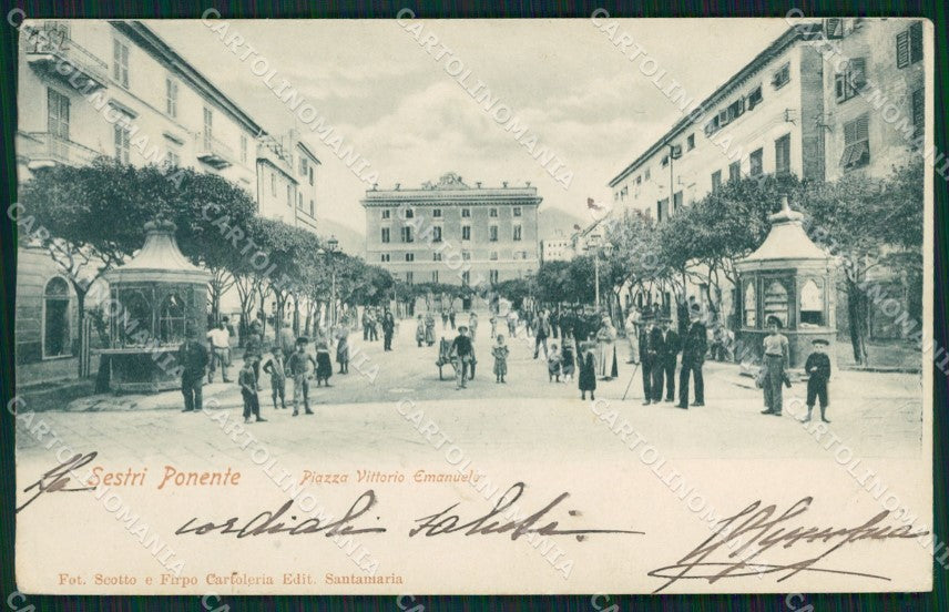 Genova Sestri Ponente cartolina QZ6432 – fronte