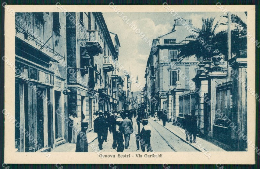 Genova Sestri Ponente cartolina QZ6434 – fronte