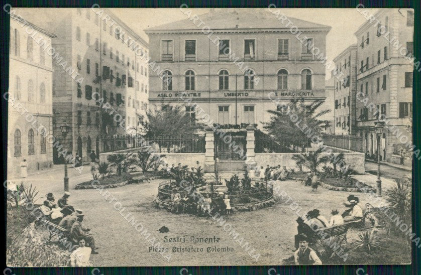 Genova Sestri Ponente cartolina QZ6438 – fronte