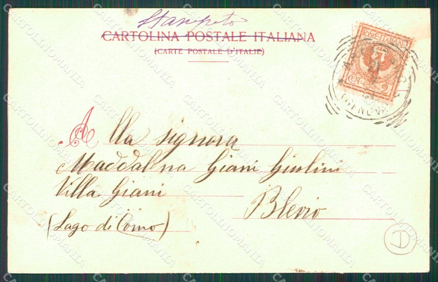 Genova Arenzano Pescatori cartolina QZ6462 – retro