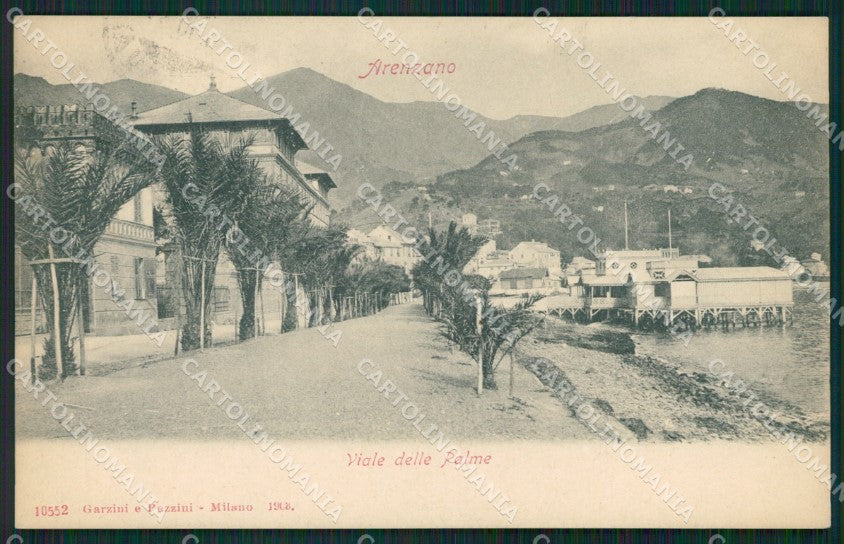Genova Arenzano cartolina QZ6463 – fronte