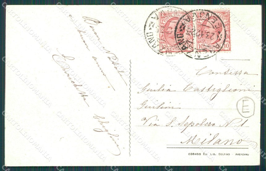 Genova Arenzano MACCHIA PIEGHINA cartolina QZ6469 – retro