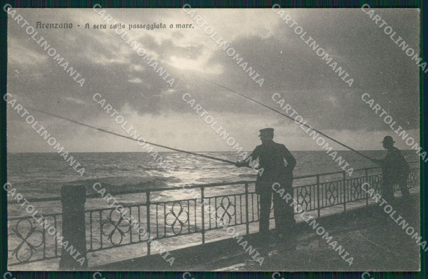 Genova Arenzano Pescatori cartolina QZ6472 – fronte
