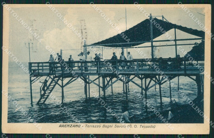 Genova Arenzano cartolina QZ6475 – fronte