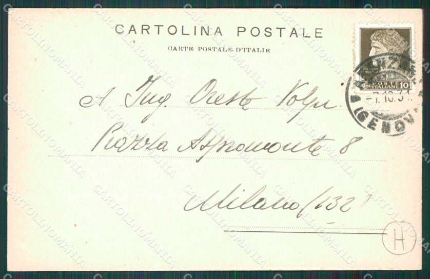 Genova Arenzano cartolina QZ6480 – retro