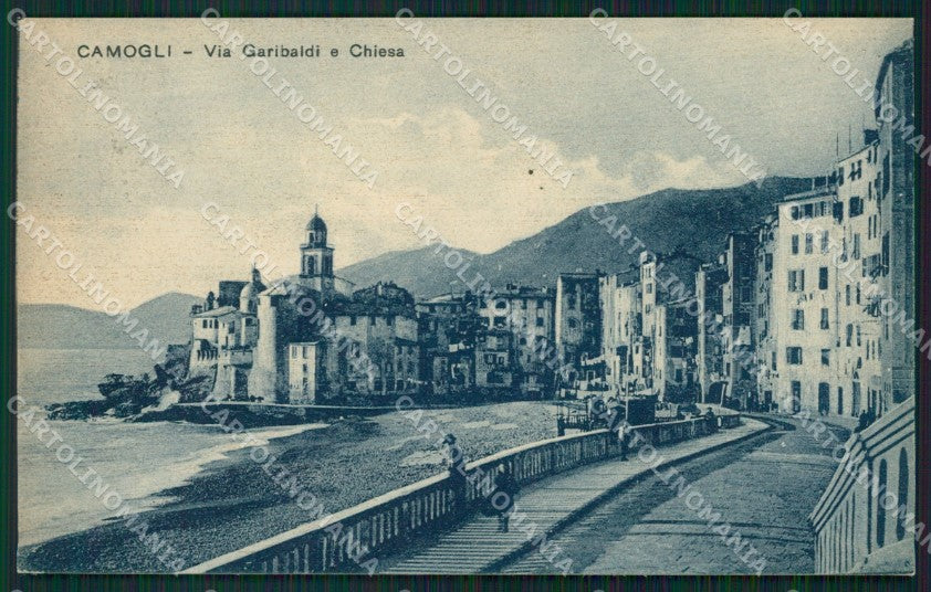 Genova Camogli cartolina QZ6487 – fronte