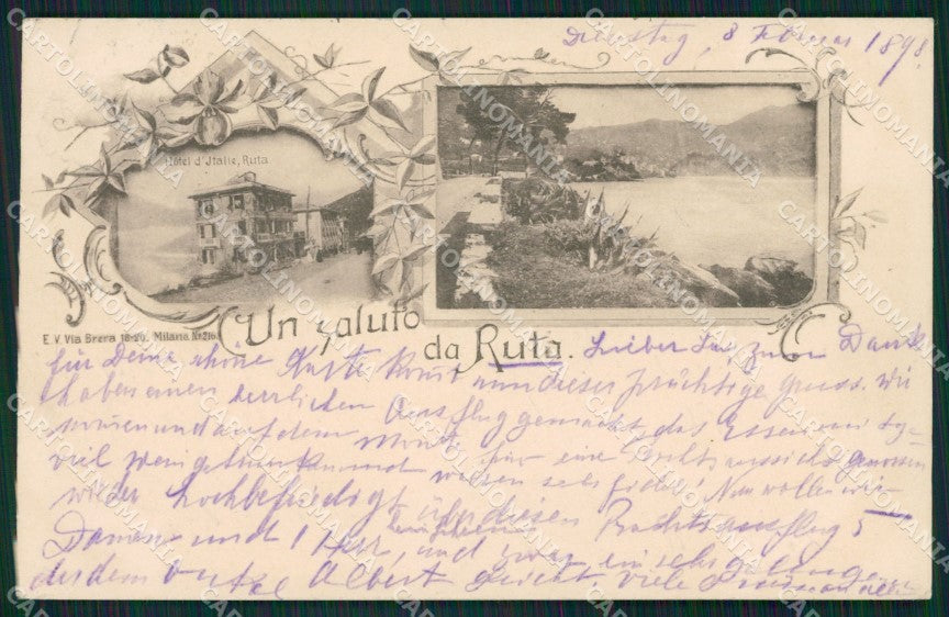 Genova Camogli Ruta Saluti da cartolina QZ6489 – fronte