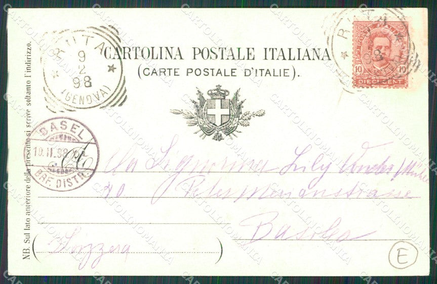 Genova Camogli Ruta Saluti da cartolina QZ6489 – retro