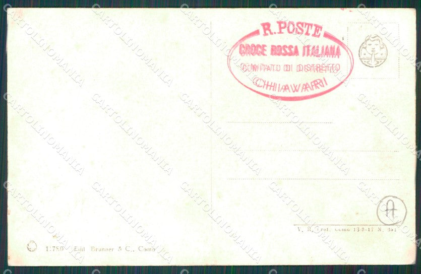 Genova Chiavari Palazzo Giustizia Mercato cartolina QZ6490 – retro