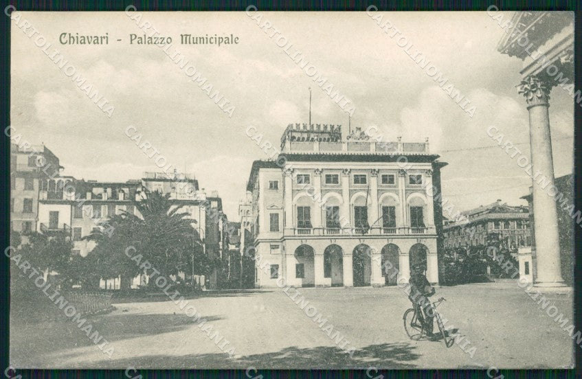 Genova Chiavari Municipio cartolina QZ6491 – fronte