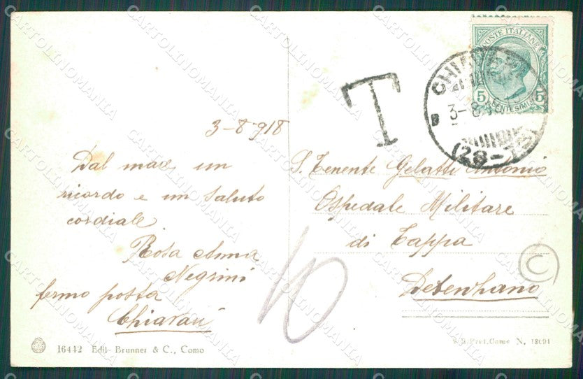 Genova Chiavari cartolina QZ6498 – retro