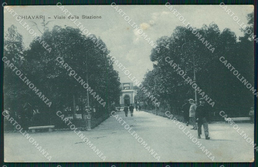 Genova Chiavari Viale Stazione cartolina QZ6513 – fronte