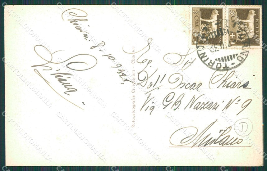 Genova Chiavari Bacezza cartolina QZ6516 – retro