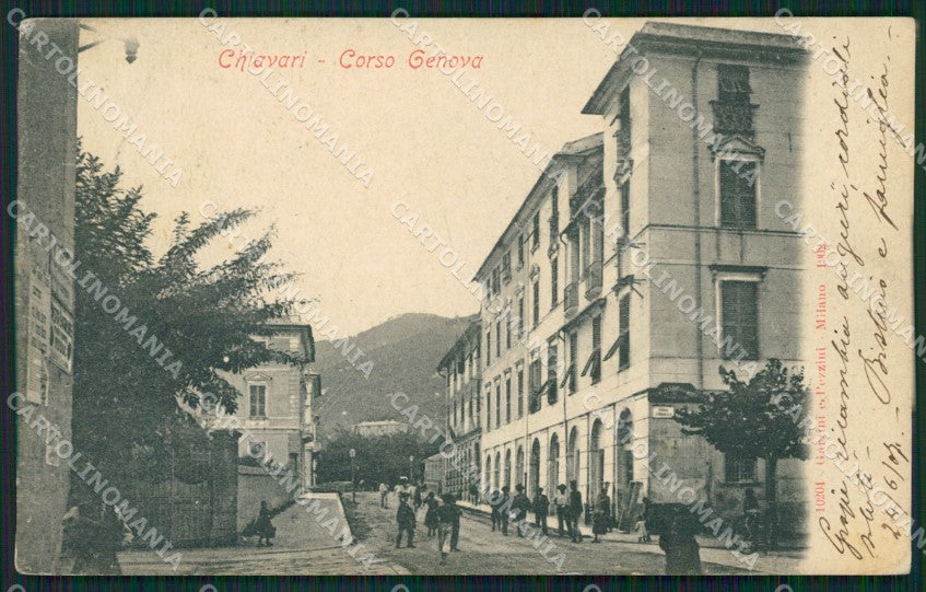 Genova Chiavari cartolina QZ6518 – fronte
