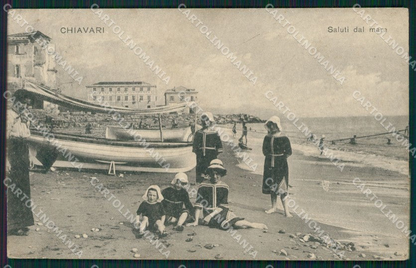 Genova Chiavari Barche cartolina QZ6521 – fronte