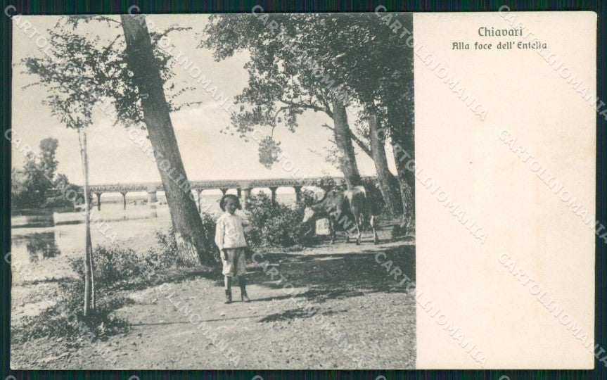 Genova Chiavari Foce Entella cartolina QZ6523 – fronte
