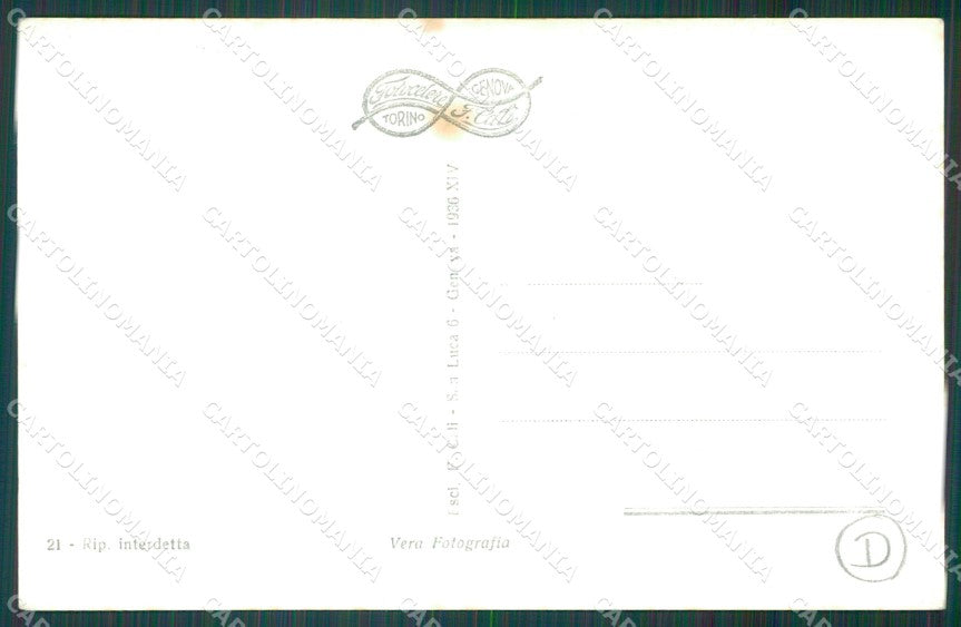 Genova Chiavari Foto cartolina QZ6531 – retro