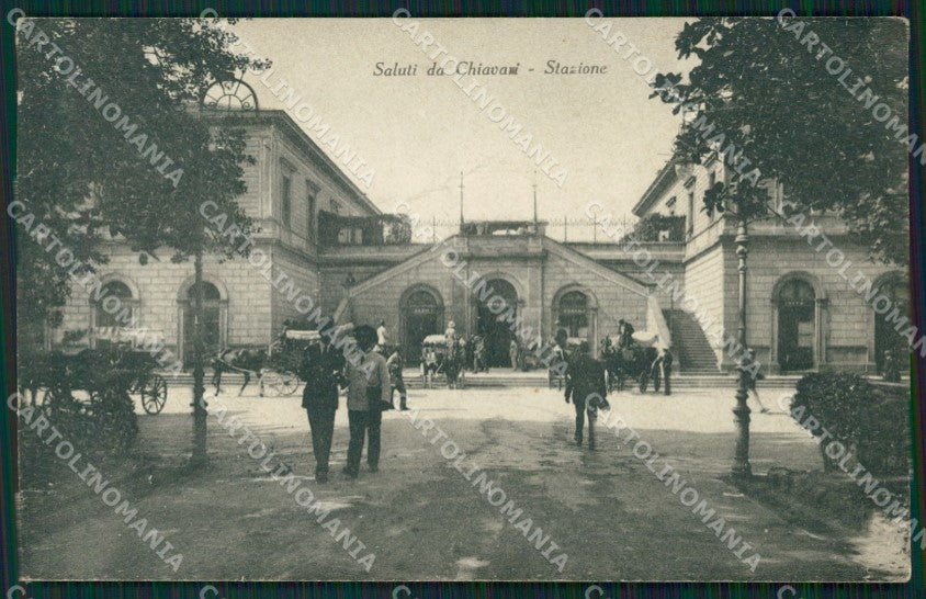 Genova Chiavari Stazione PIEGHINA cartolina QZ6535 – fronte