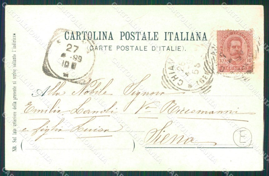 Genova Chiavari Saluti da PIEGHINA cartolina QZ6536 – retro