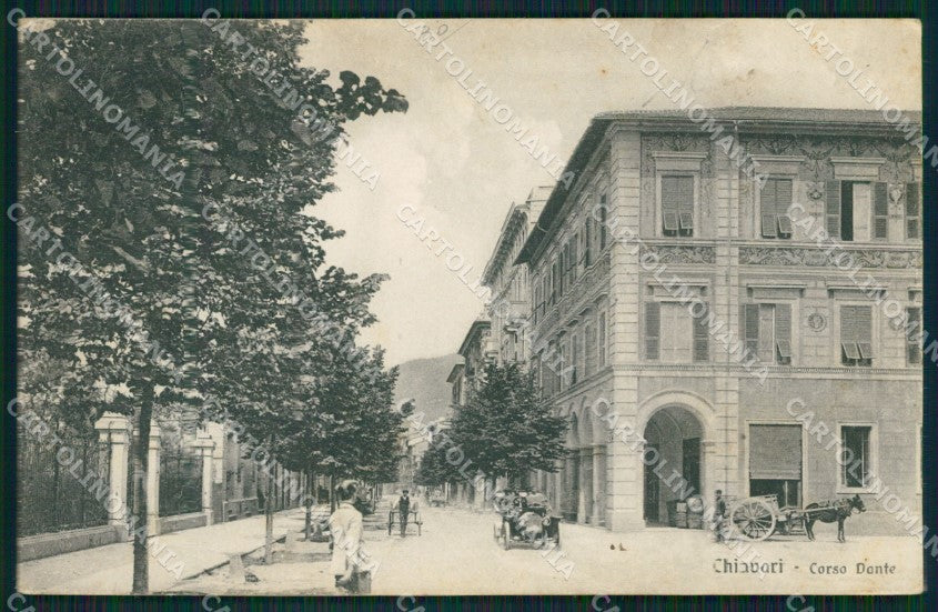 Genova Chiavari Auto ABRASA cartolina QZ6540 – fronte