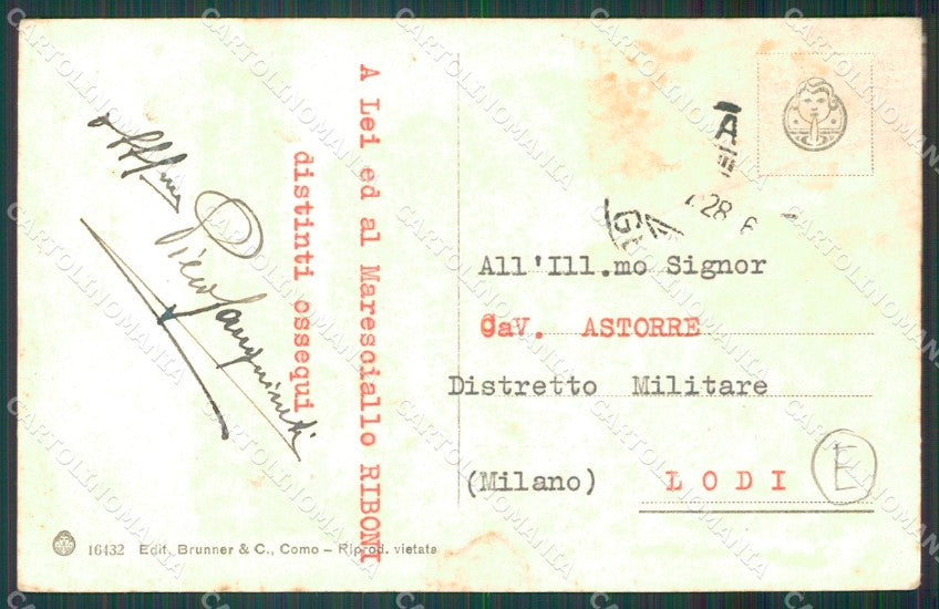 Genova Chiavari Auto ABRASA cartolina QZ6540 – retro