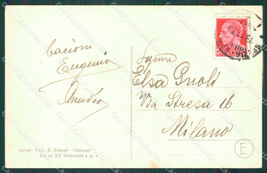 Genova Chiavari Auto cartolina QZ6541 – retro