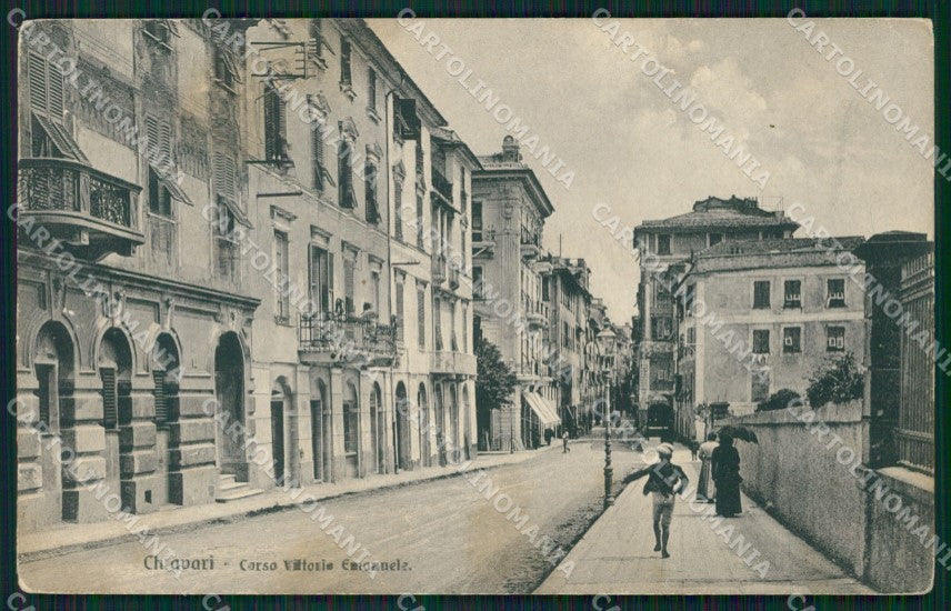 Genova Chiavari ABRASA cartolina QZ6544 – fronte