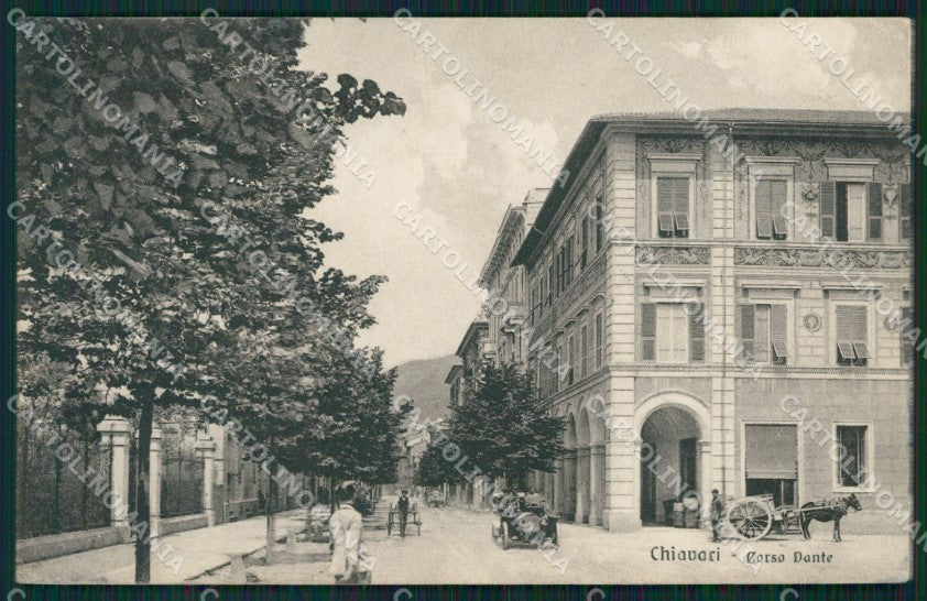 Genova Chiavari Auto cartolina QZ6545 – fronte