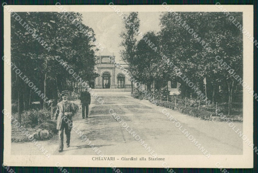 Genova Chiavari Giardini Stazione cartolina QZ6547 – fronte