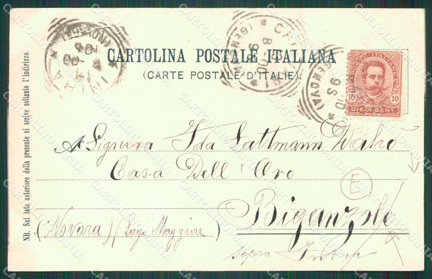 Genova Chiavari PIEGHE STRAPPINO cartolina QZ6552 – retro