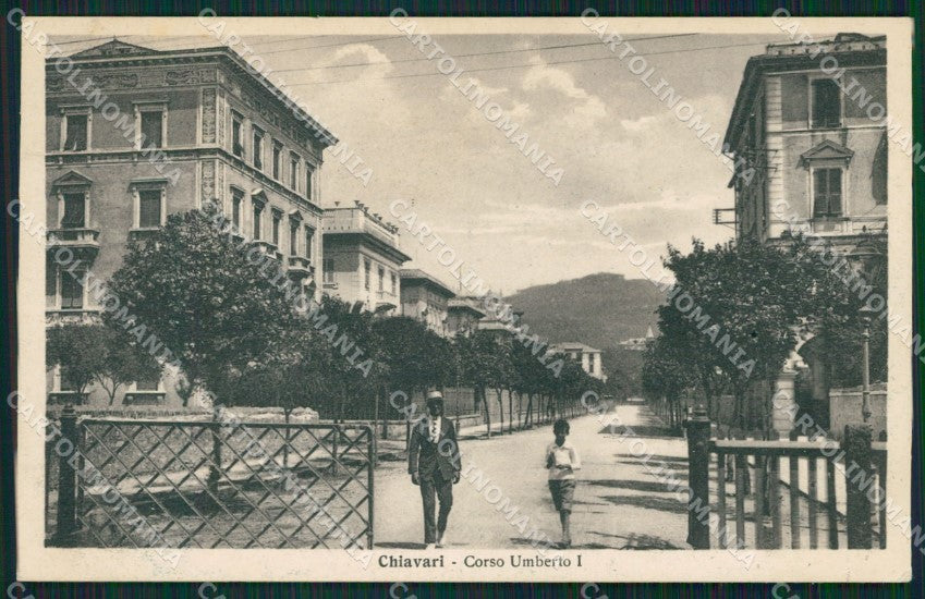 Genova Chiavari cartolina QZ6557 – fronte