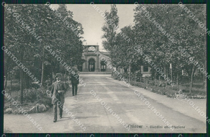 Genova Chiavari Giardini Stazione cartolina QZ6558 – fronte