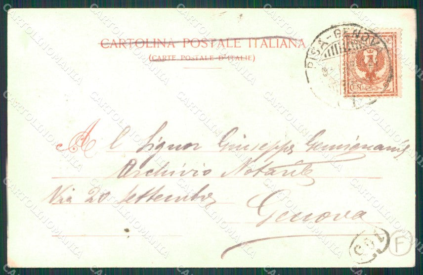 Genova Chiavari cartolina QZ6562 – retro