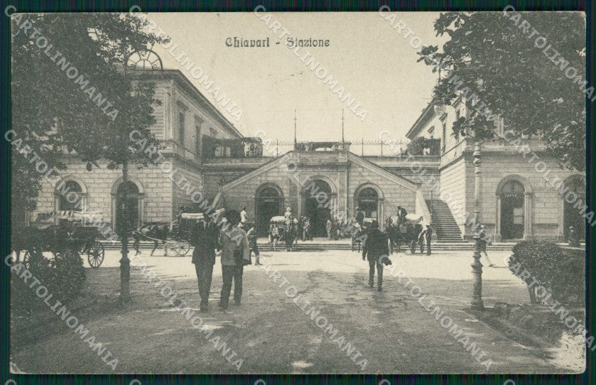 Genova Chiavari Stazione PIEGHINA cartolina QZ6564 – fronte