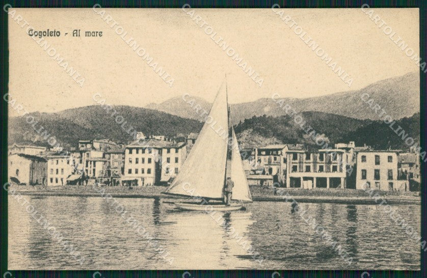 Genova Cogoleto Barca cartolina QZ6583 – fronte