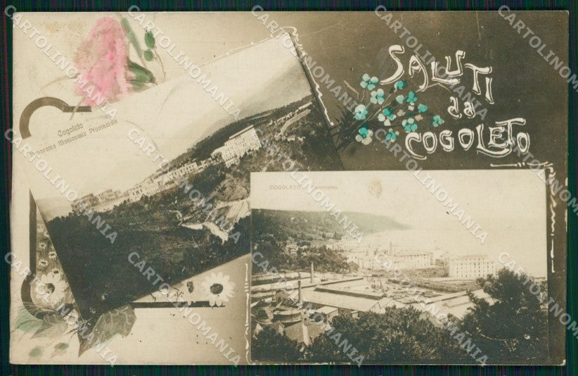 Genova Cogoleto Saluti da Foto cartolina QZ6589 – fronte