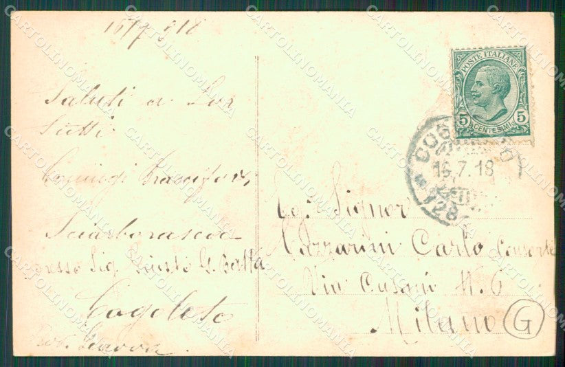 Genova Cogoleto Saluti da Foto cartolina QZ6589 – retro