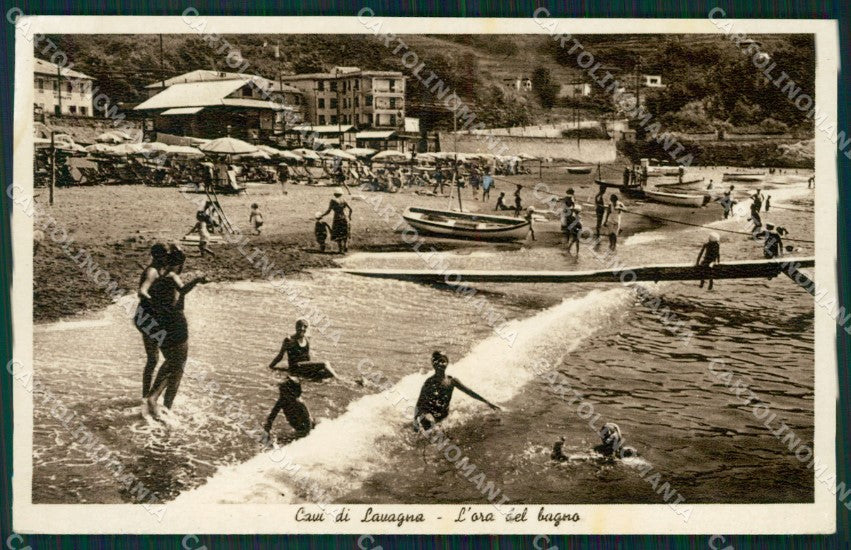 Genova Lavagna PIEGHINE Foto cartolina QZ6593 – fronte