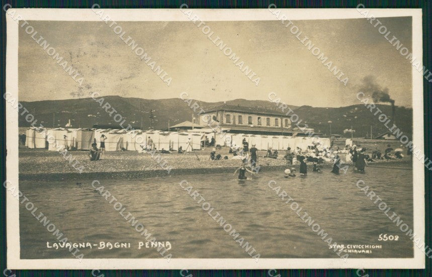 Genova Lavagna Civicchioni Foto cartolina QZ6594 – fronte