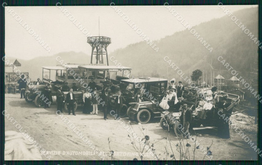 Genova Portofino Automobili Portofino Kulm Foto cartolina QZ6621 – fronte
