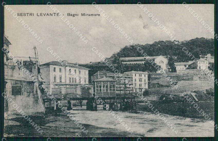 Genova Sestri Levante cartolina QZ6644 – fronte