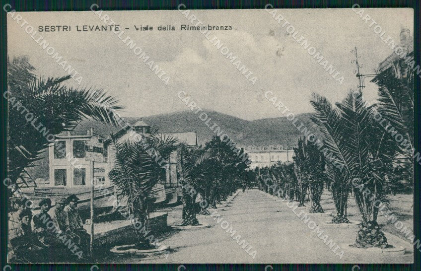 Genova Sestri Levante cartolina QZ6656 – fronte