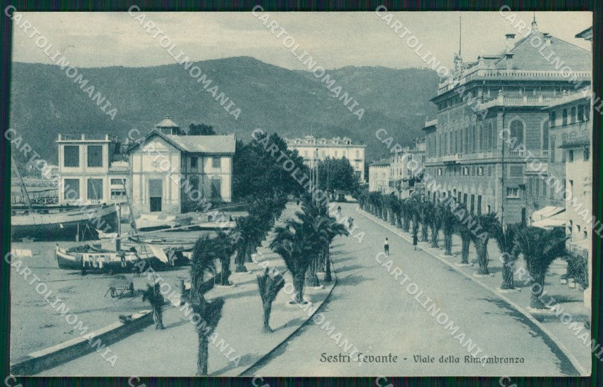 Genova Sestri Levante cartolina QZ6658 – fronte