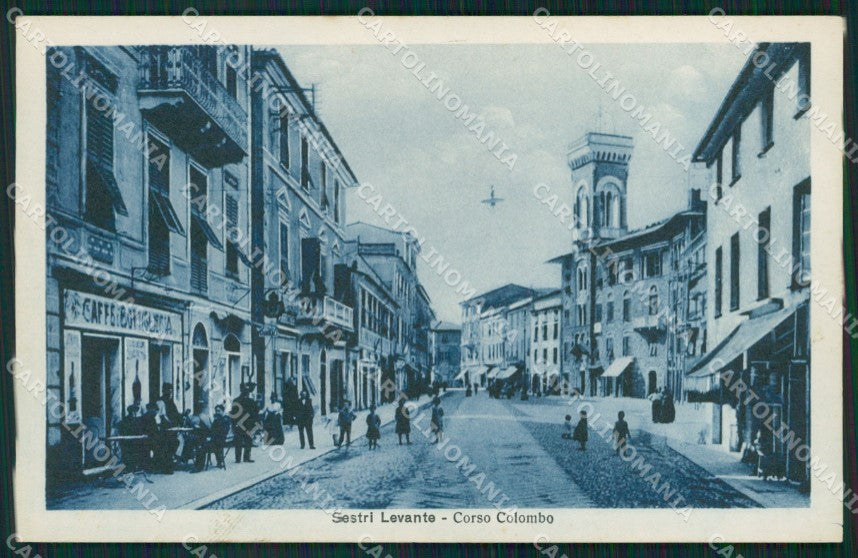 Genova Sestri Levante cartolina QZ6661 – fronte