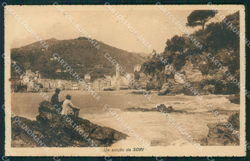 Genova Sori cartolina QZ6668 – fronte