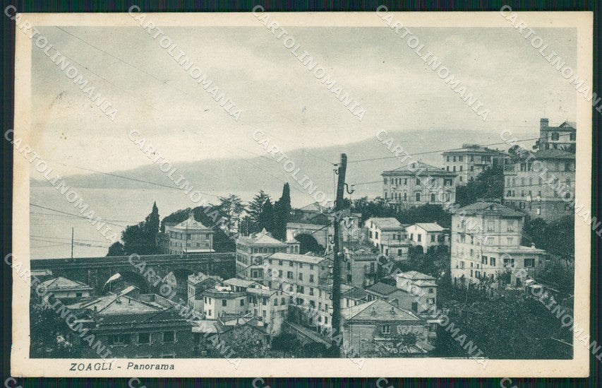 Genova Zoagli STRAPPINO cartolina QZ6675 – fronte