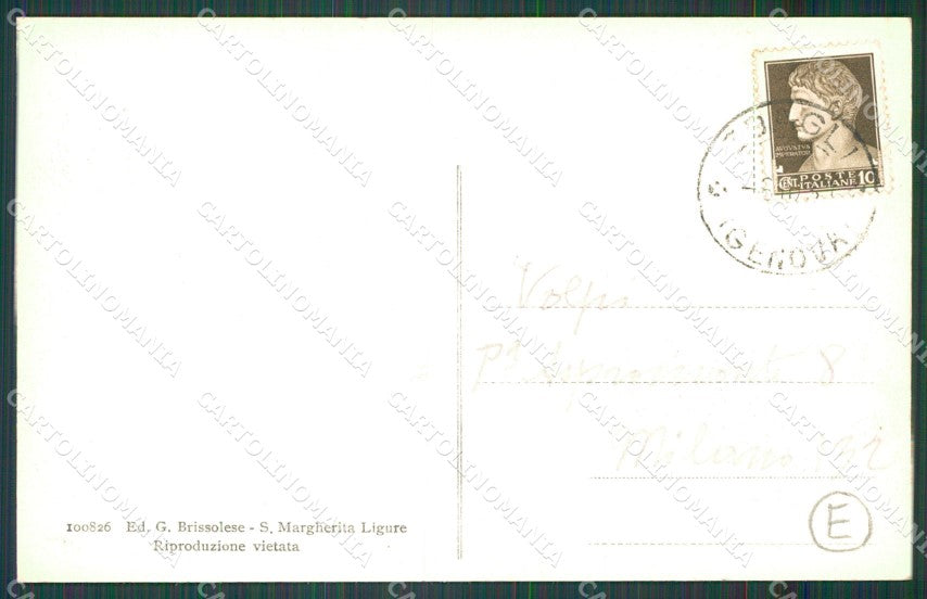 Genova Zoagli Barche cartolina QZ6679 – retro