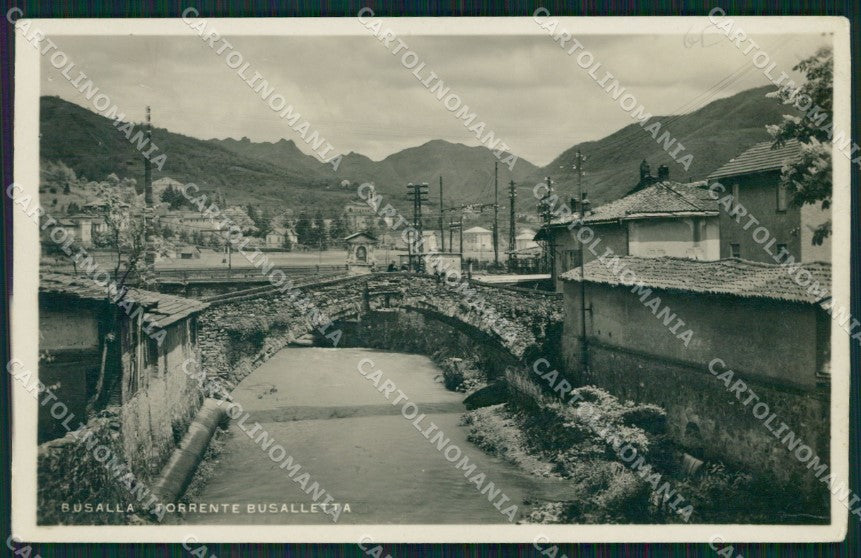 Genova Busalla Fiume Busnalletta Foto cartolina QZ6692 – fronte