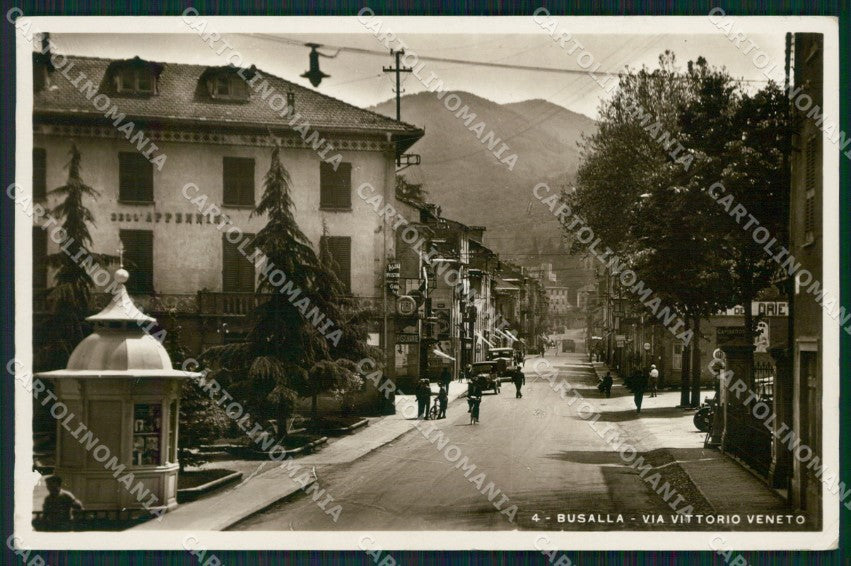 Genova Busalla Auto Foto cartolina QZ6693 – fronte