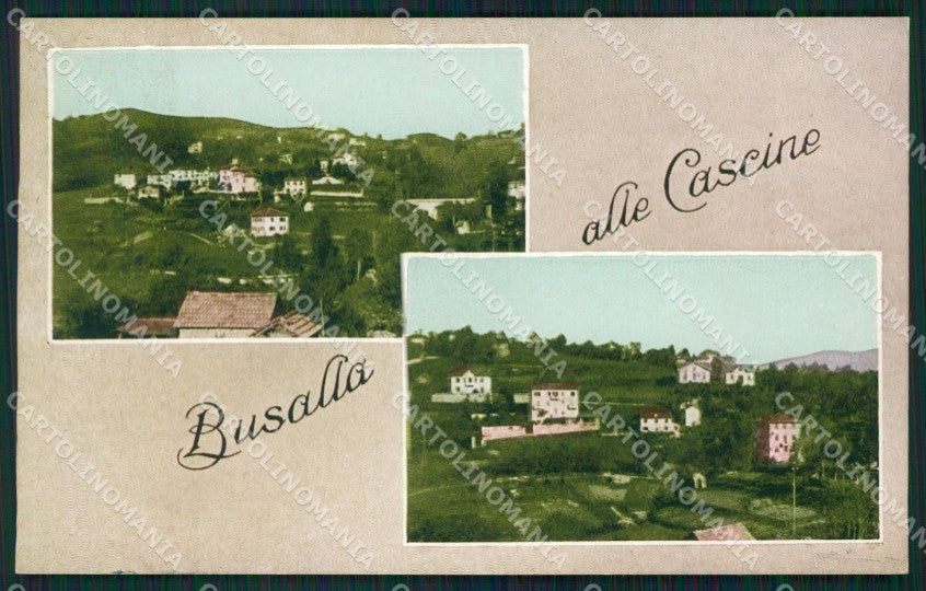 Genova Busalla Cascine cartolina QZ6701 – fronte
